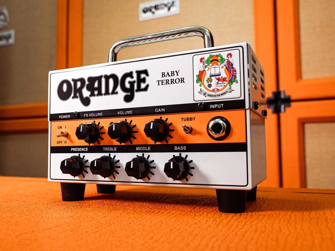 Tiny kind issue, basic Orange sound: meet the Child Terror Guitar Contact