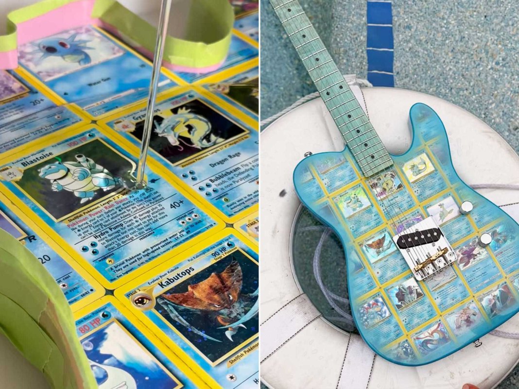 Somebody made a guitar out of uncommon Pokémon playing cards – and we’re right here for it Guitar Contact